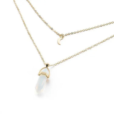Moon Child Crystal Necklace-Your Soul Place